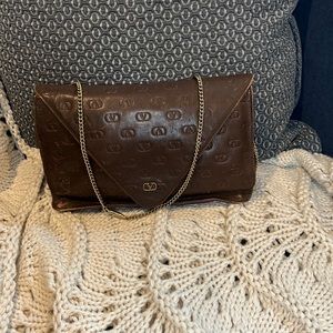 Valentino embossed leather crossbody